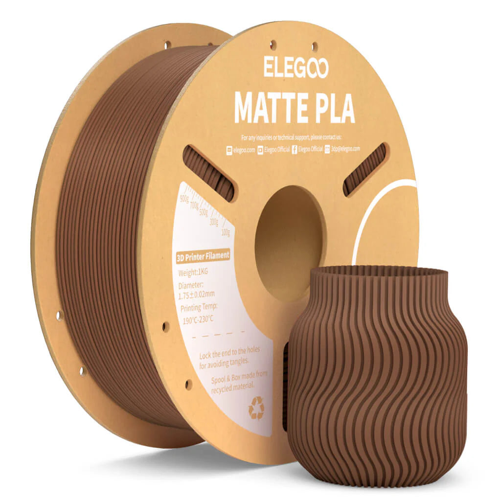 Filamento Elegoo PLA Matte 1.75mm 1kg