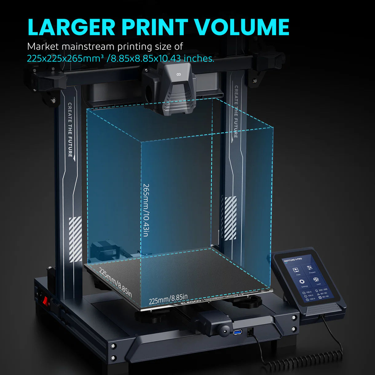 Impressora 3D FDM Elegoo Neptune 4 PRO