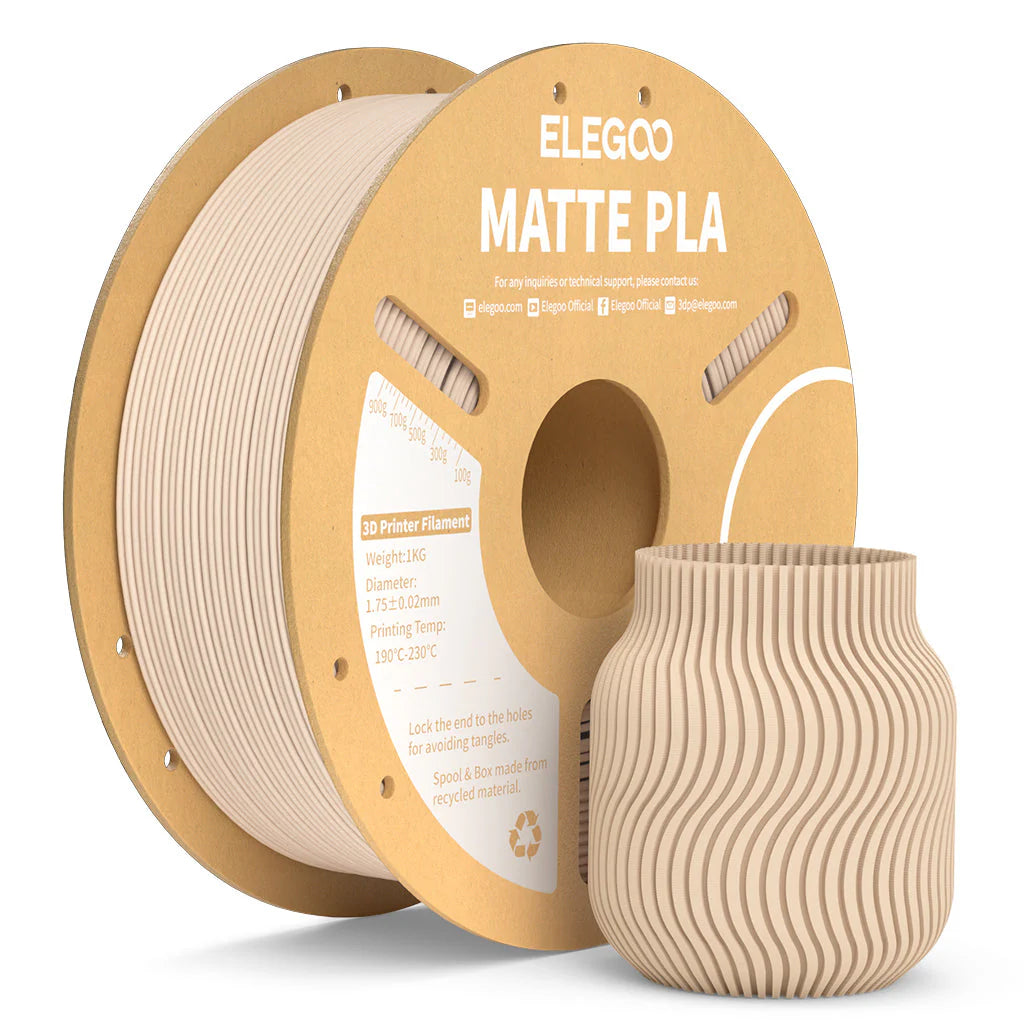 Filamento Elegoo PLA Matte 1.75mm 1kg