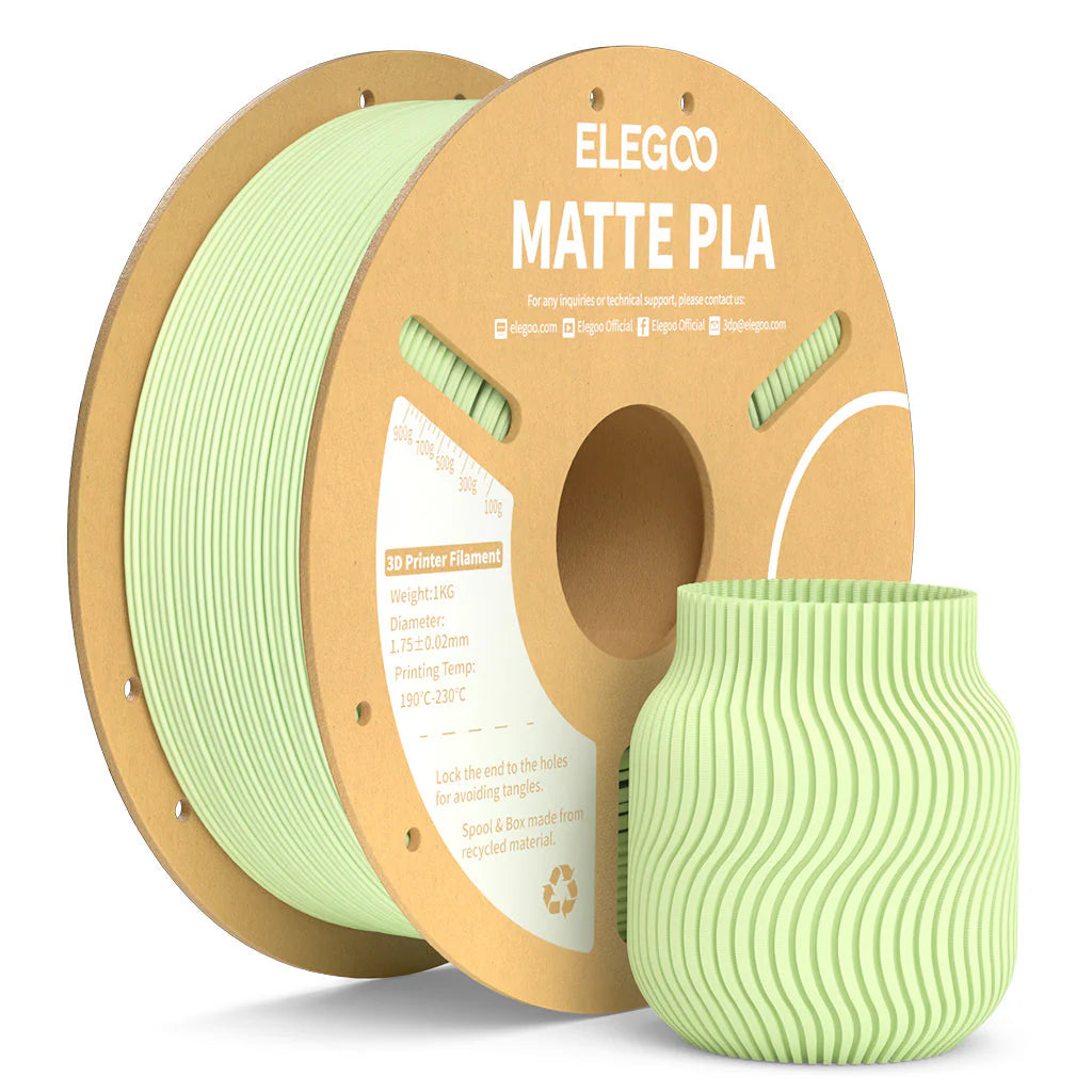 Filamento Elegoo PLA Matte 1.75mm 1kg