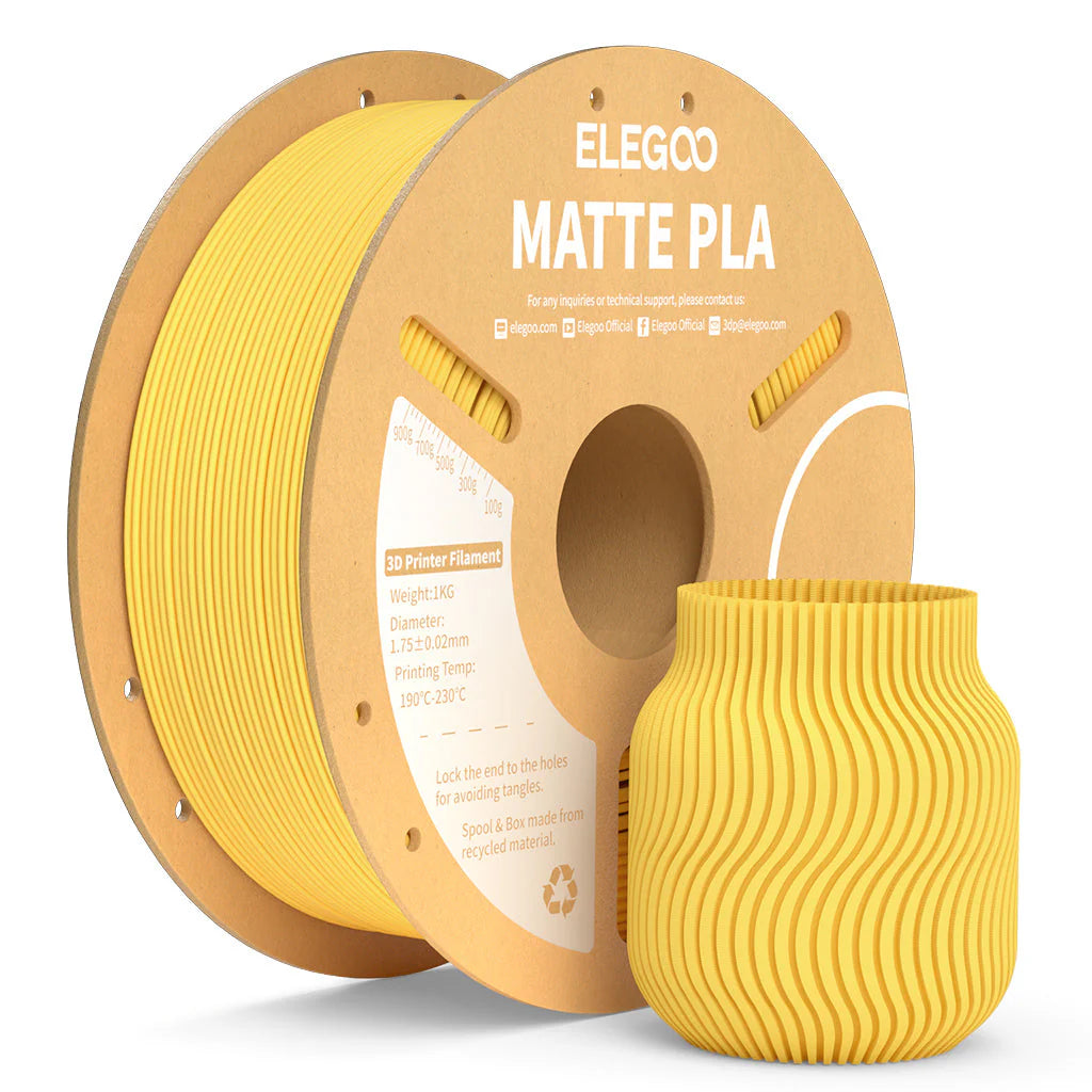 Filamento Elegoo PLA Matte 1.75mm 1kg