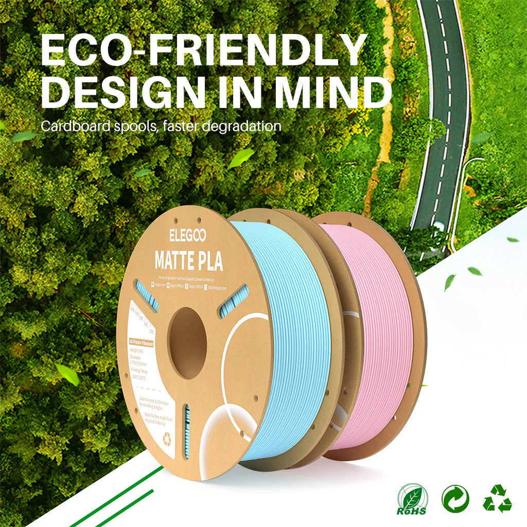 Filamento Elegoo PLA Matte 1.75mm 1kg