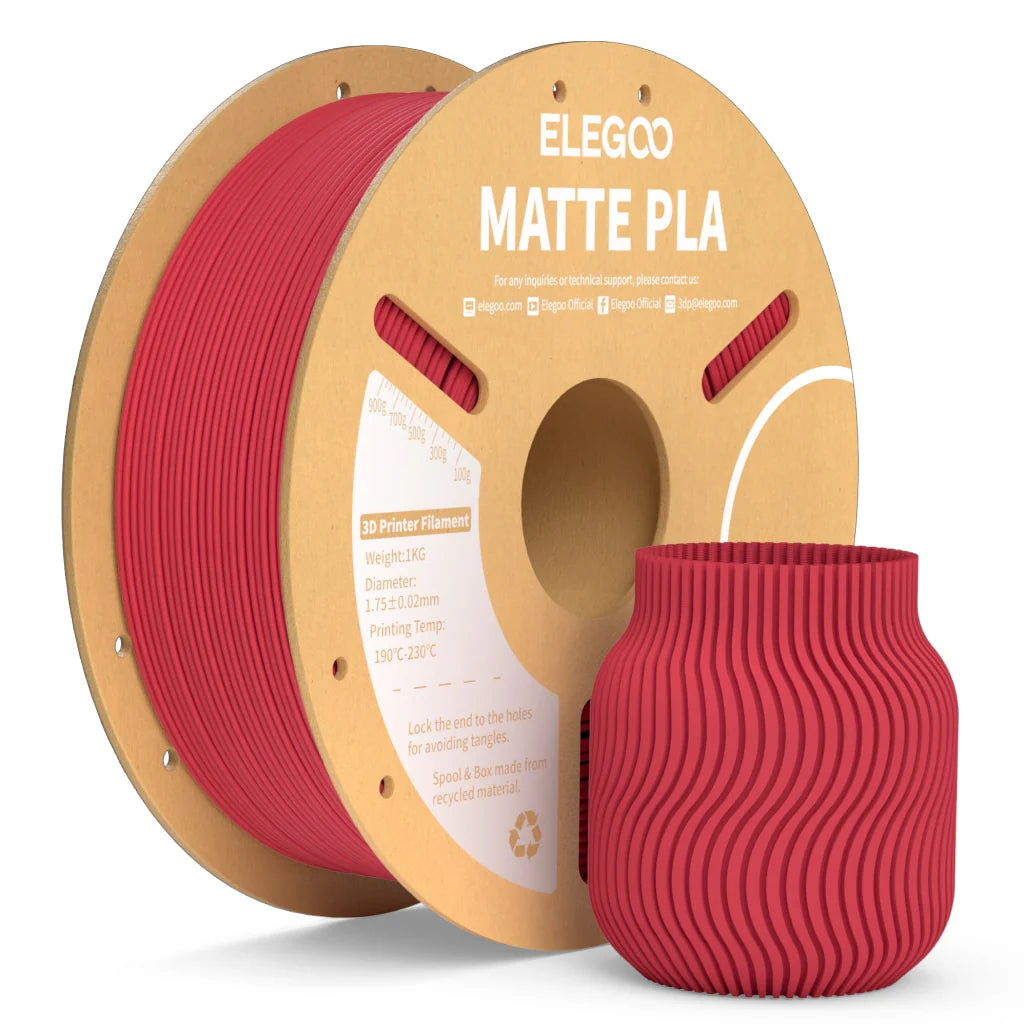 Filamento Elegoo PLA Matte 1.75mm 1kg